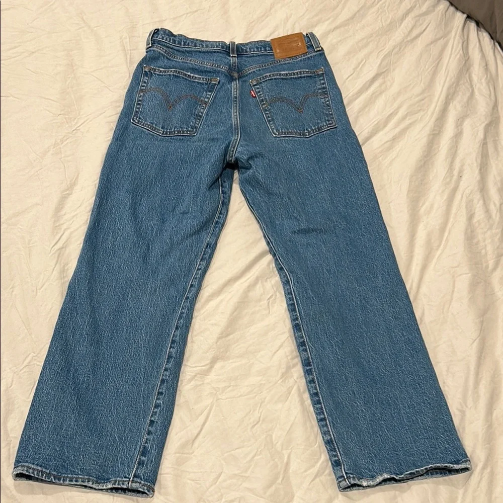 Levi’s vintage wash ribcage straight ankle jeans size 29